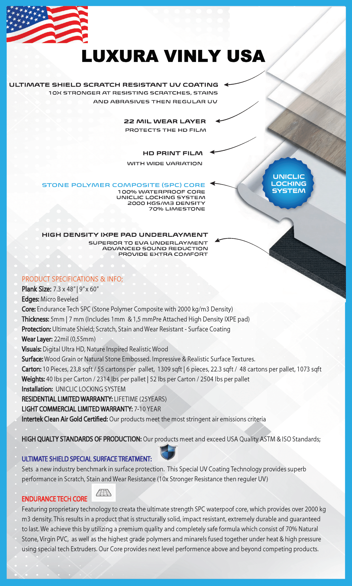 Golden Maple Vinyl SPC Flooring